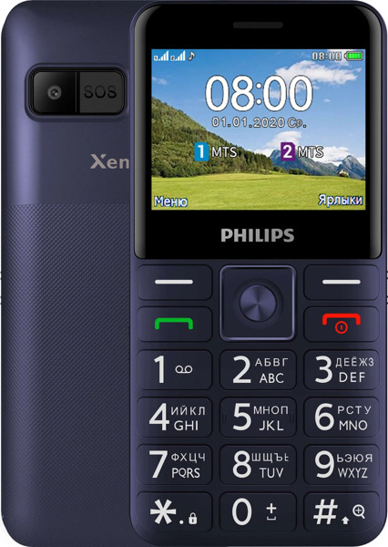 Mobil telefon  Philips E207 Xenium (Blue)