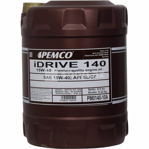 Mühərrik yağı Pemco iDRIVE 140 15W-40 10L