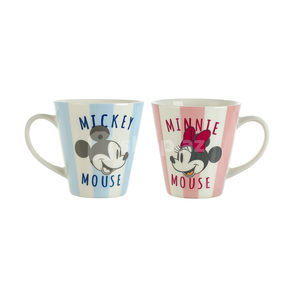 Fincan Miniso Mickey Mouse Collection Stripe Ceramic 350ml