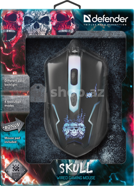 Maus Defender Skull GM-180L Wired gaming
