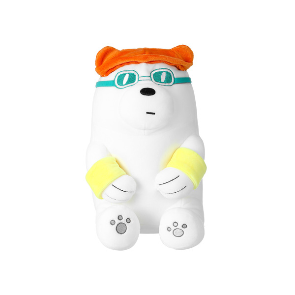 Yumşaq oyuncaq Miniso We Bare Bears Collection Summer Vacation Series (Ice Bear)