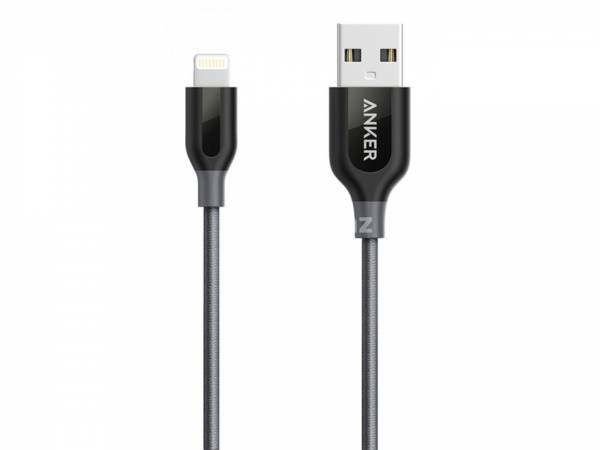  Lightning kabeli Anker POWERLINE+ 0.9M GRAY