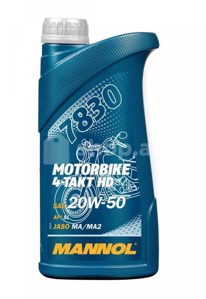 Mühərrik yağı Mannol MN 7830 4-Takt Motorbike HD 20W-50 1 liter