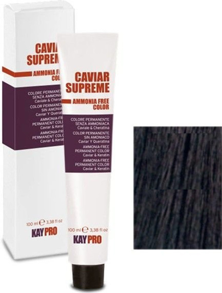 Saç boyası KayPro Caviar Supreme ammonia free 100ml № 1.0