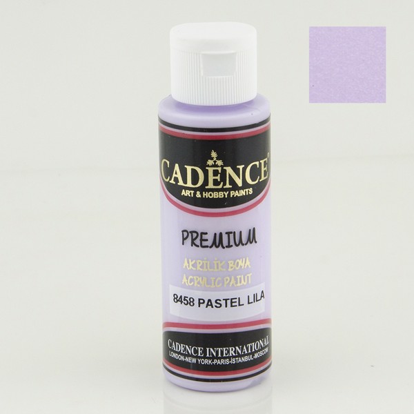 Dekorativ akril boya Cadence Premium 8458 Pastel Lavender 70 ml