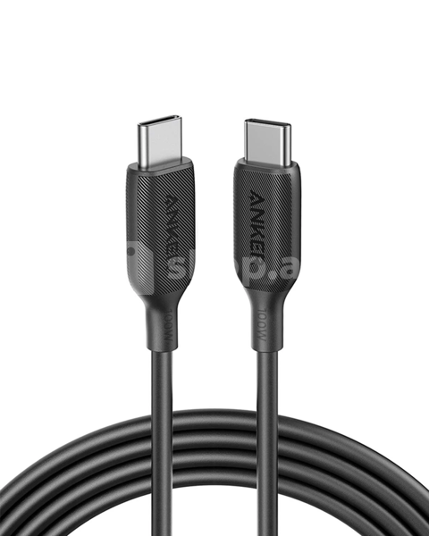 USB Type-C to USB Type-C kabeli Anker PowerLine III 0.9 m Black