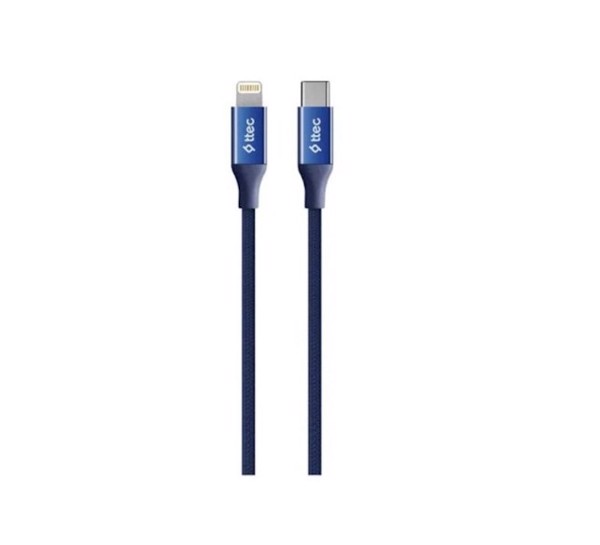 USB Type-C to Lightning  kabeli Ttec AlumiCable Type-c to Lightning Fast Charging Navy