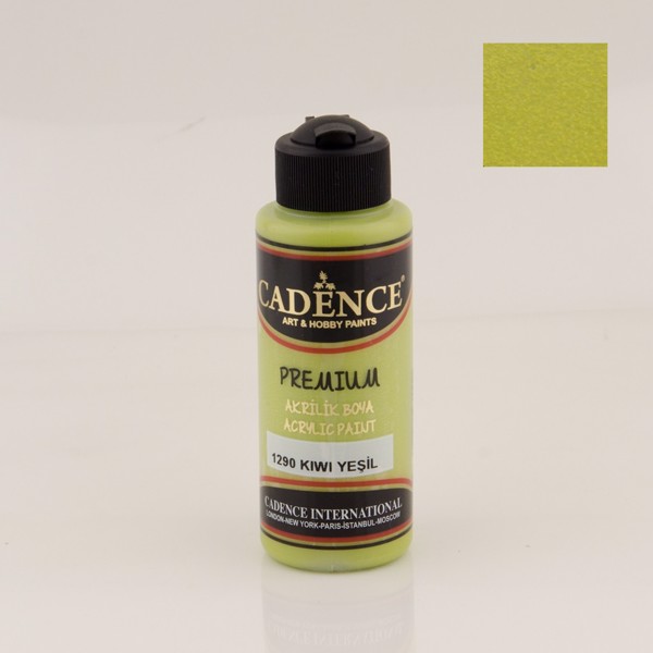 Dekorativ akril boya Cadence Premium 1290 Kiwi Green 120 ml