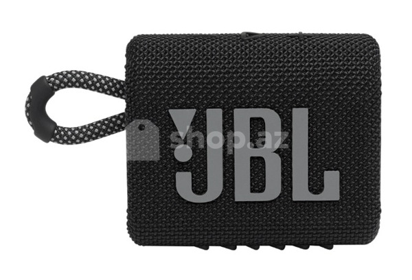 Portativ akustik sistem JBL Go 3 Black (JBLGO3BLK) 