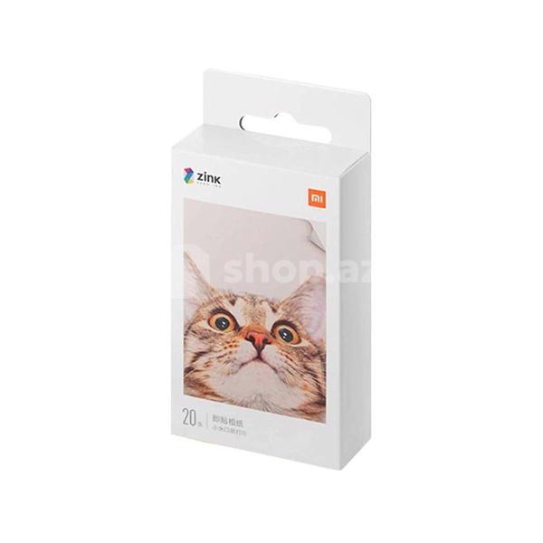 Ofis texnikası üçün kağız Xiaomi Mi Portable Photo Printer (2x3-inch, 20-sheets)