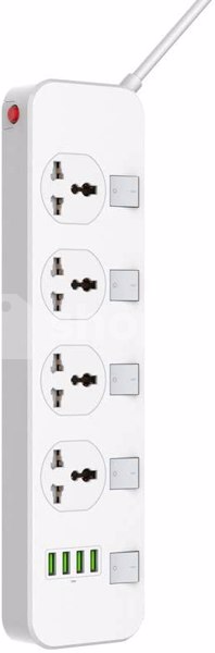 Şəbəkə elektrik filteri Ldnio 4 USB 4 Socket (SC4408)