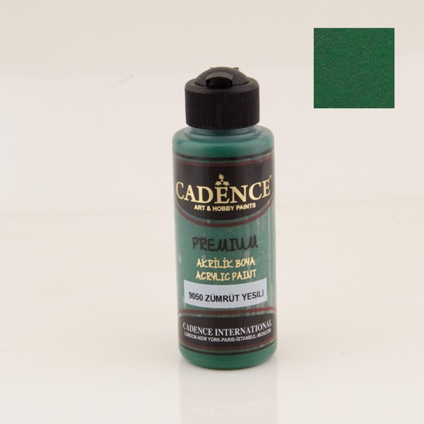 Dekorativ akril boya Cadence Premium 9050 Emerald 120 ml