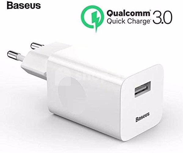 Adapter Baseus Charging Quick Charger (EU) White CCALL-BX02