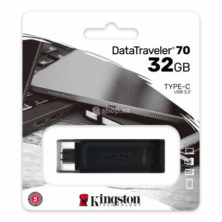 Fleş kart Kingston 32GB USB-C DataTraveler 70