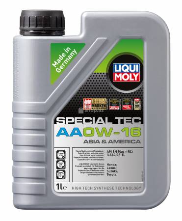 Mühərrik yağı Liqui Moly Special Tec AA 0W-16 1L