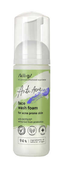 Sızanaqlara qarşı Köpük Kili-g for acne prone skin 150ml 