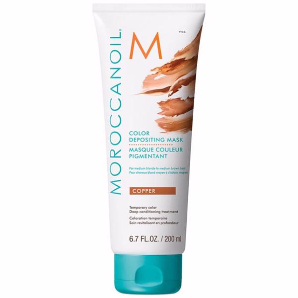 boyalı saçlar üçün Maska Moroccanoil  Color Deposit 200 ml