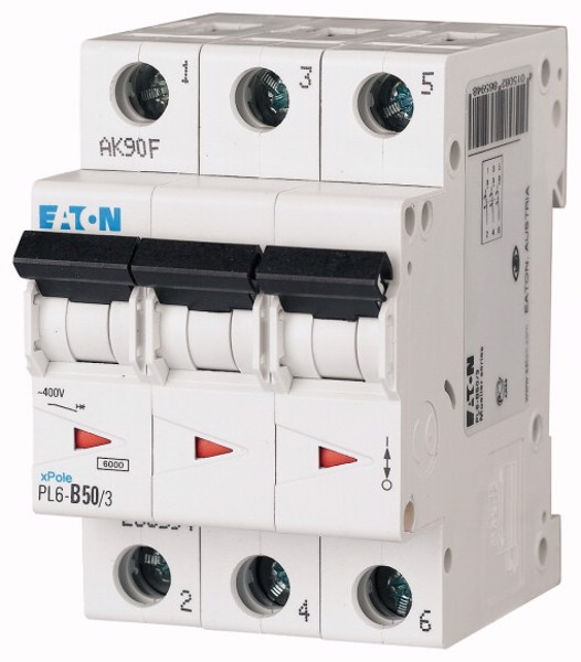   Eaton  Avtomatik açarı PL6-C50/3