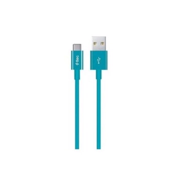 USB Type-C kabeli Ttec Charge / Data Cable , 2.0 , Turquoise