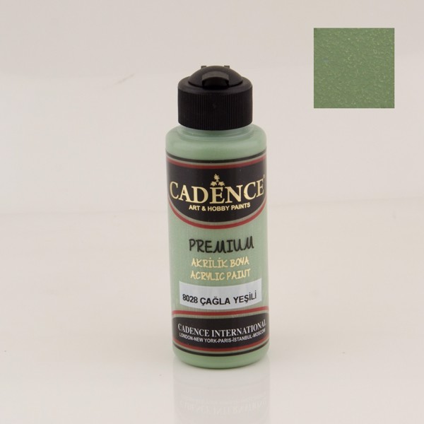 Dekorativ akril boya Cadence Premium 8028 Almond Green 120 ml