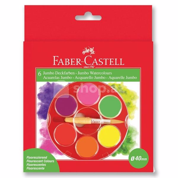 Akvarel boyalar Faber Castell 125006 JUMBO