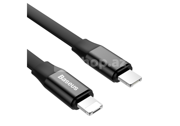 Micro and lightning Baseus Two-in-one Portable Cable（Android/iOS）1.2M Black