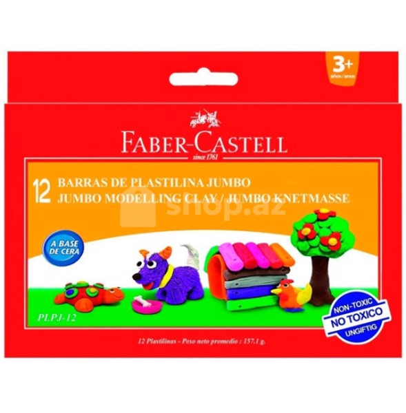 Plastilin dəsti Faber Castell 120811 JUMBO