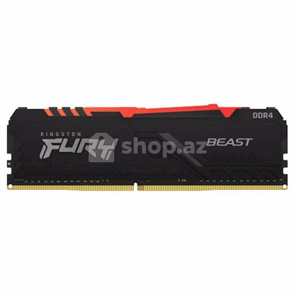 Əməliyyat yaddaşı HyperX Fury Beast RGB 32GB 3200MHz DDR4 CL16 DIMM