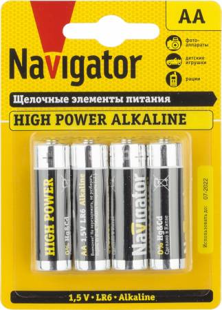  Batareya Navigator Lighting AA 1,5v-LR6-Alkaline 94753