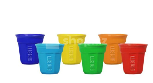Fincan dəsti Bialetti Espresso Multicolor (6 əd)