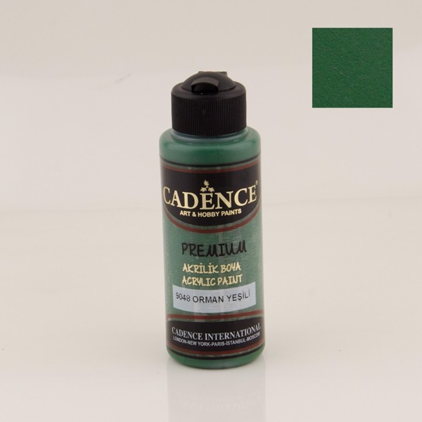 Dekorativ akril boya Cadence Premium 9048 Forest Green 120 ml