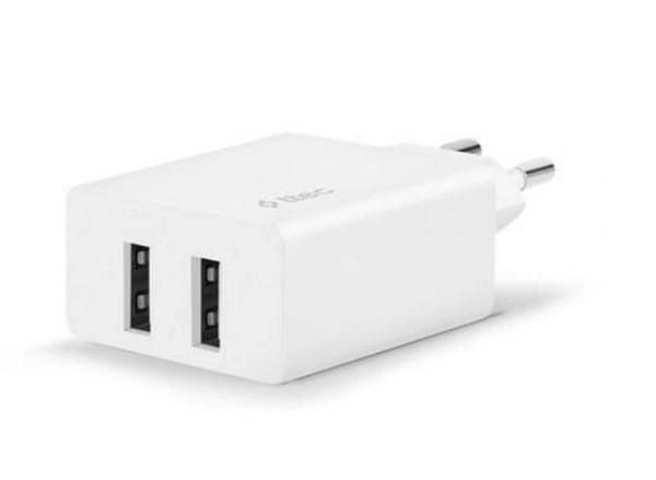 Adapter Ttec SmartCharger DUO 2хUSB 2.4А/12Вт White (2SCS21B)