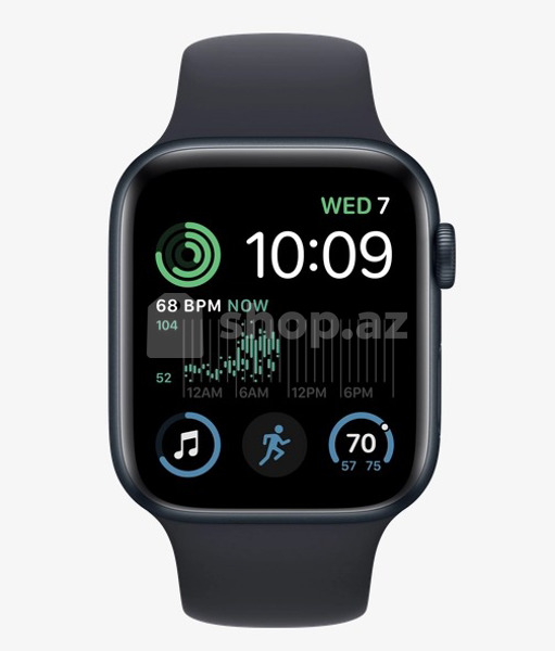 Smart saat Apple Watch SE 2 GPS, 44 mm Midnight Aluminum