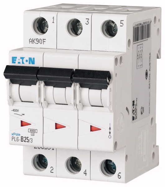   Eaton  Avtomatik açarı PL6-C25/3