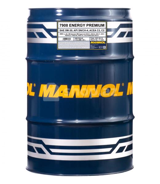 Mühərrik yağı Mannol MN ENERGY PREMIUM 7908 208 L