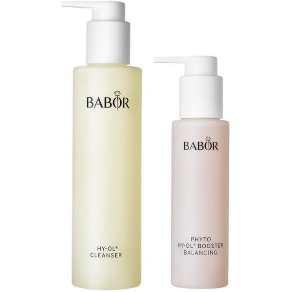 Bərpa edici Yağ BABOR Hy-Öl Cleanser & Phyto Hy-Öl Booster Balancing (Hidrofil yağı 200 ml + Üz üçün buster 100 ml)