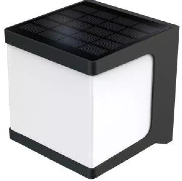 Smart projektor Solart Smart solar portable wall lights - cube black SLRT-0123