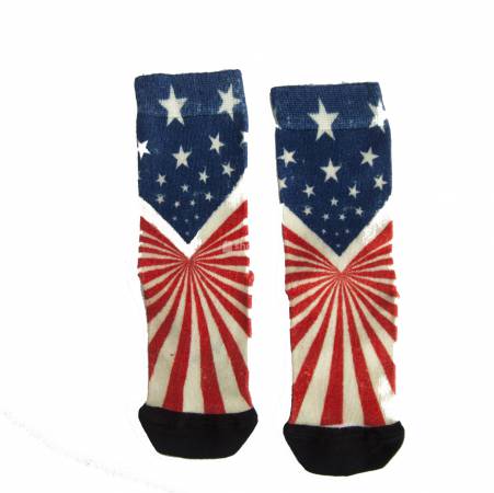 Qadın corabları Funny Socks Amerika bayrağı