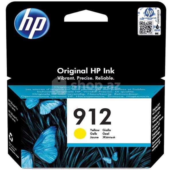 Kartric HP 912 Yellow Original Ink