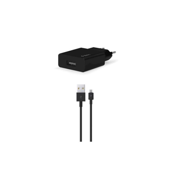 Adapter Ttec SmartCharger Travel Charger , 2.1A , Micro USB Cable , Black