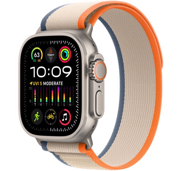 Smart saat Apple Watch Ultra Series 2 GPS + Cellular, 49mm, Orange/Beige Trail Loop