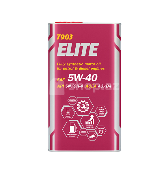 Mühərrik yağı Mannol MN ELITE 5W-40 4 liter m