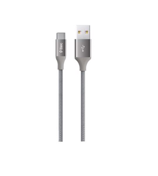 USB Type-C kabeli Ttec AlumiCable Type C Charge/Data Cable, 2.0 , Space Gray
