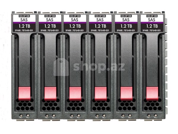 Sərt disklər HPE  MSA 7.2TB SAS 12G Enterprise 10K SFF (2.5in) M2 3yr Wty 6-pack