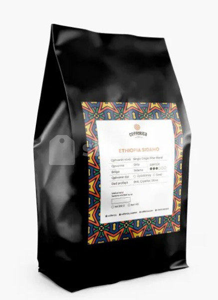 Qəhvə Cofferica Ethiopia Sidamo Beans 500 gr.