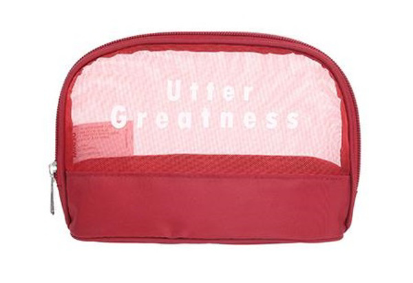 Kosmetika çantası Miniso Semicircle Stylish (Red)