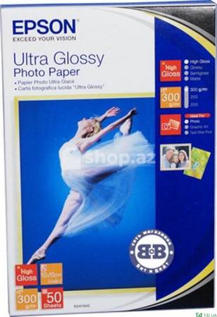 Fotokağız Epson ULTRA  GLOSSY PHOTO PAPER 10x15 50 SHEET