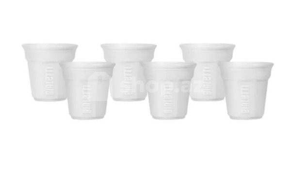 Fincan dəsti Bialetti Espresso White (6 əd)