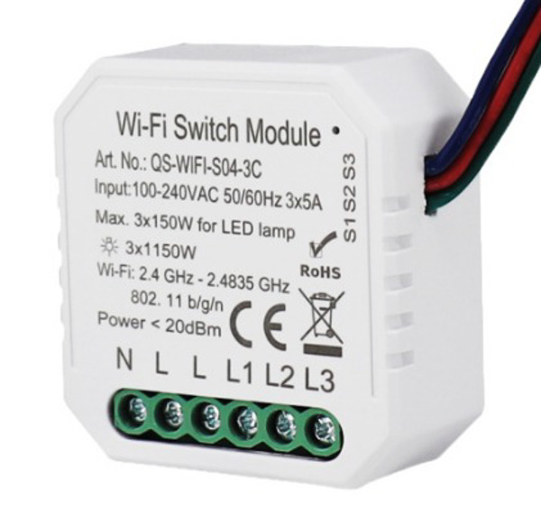 Smart Switch modul MYQ-WIFI-S04-3C