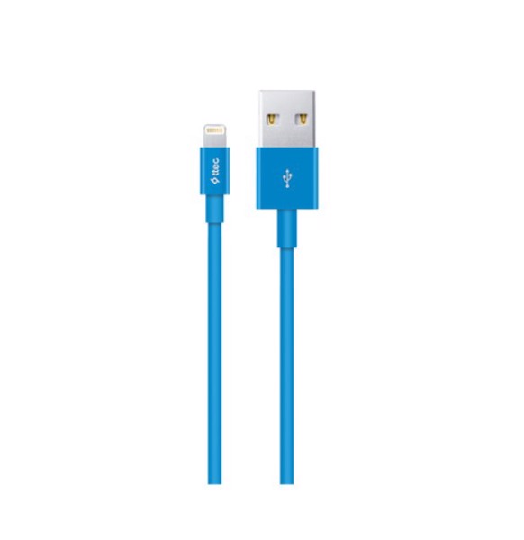 Lightning kabeli Ttec Lightning USB Charge / Data Cable , Blue